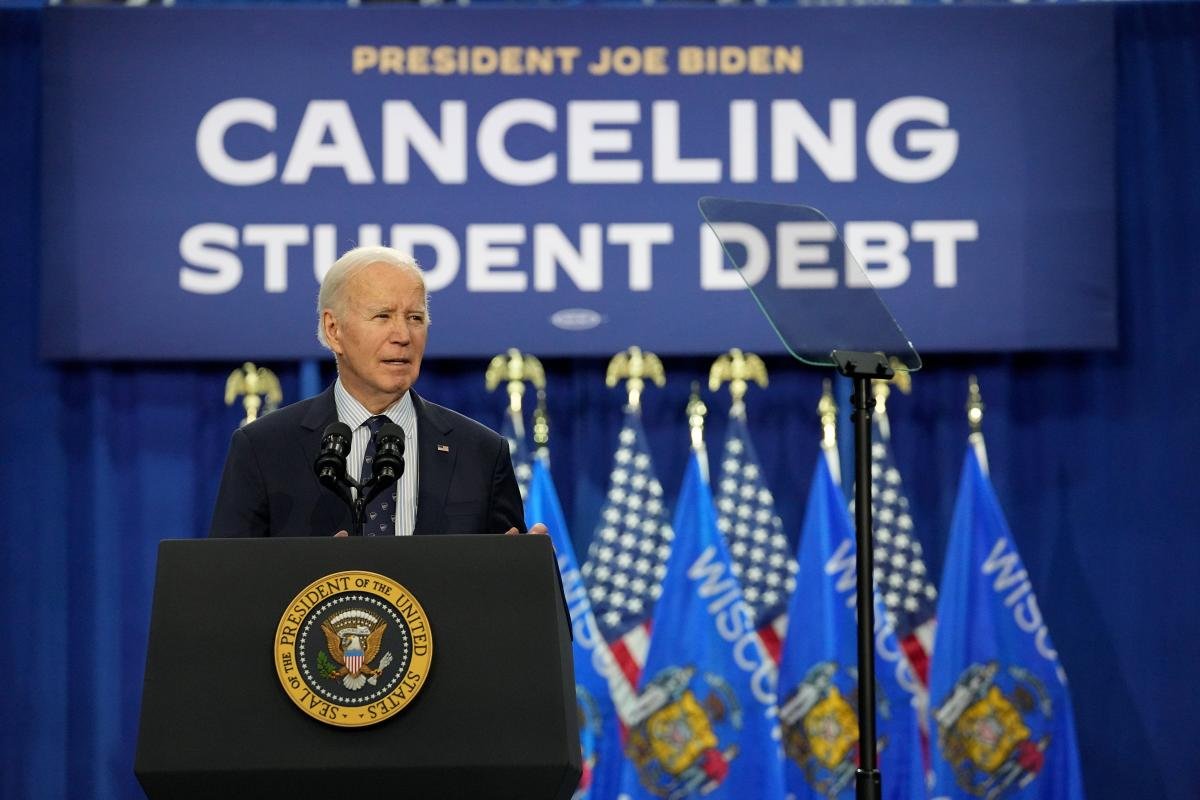 Biden Pledges Expanded Student Debt Relief Amid Campaign Rally in Madison, Wisconsin